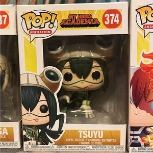 Funko Pop! My Hero Academia Tsuyu Action Figure - Green and Black